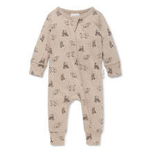 Load image into Gallery viewer, Aster & Oak Bear Zip Romper