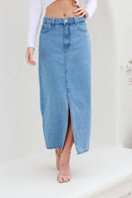 Load image into Gallery viewer, Long Denim Skirt