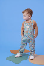 Load image into Gallery viewer, KaPow Kids Dino-Saw Overalls