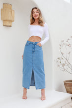 Load image into Gallery viewer, Long Denim Skirt