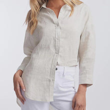 Load image into Gallery viewer, Little Lies Boyfriend Linen Shirt