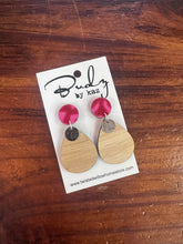Load image into Gallery viewer, Red Velvet Earrings
