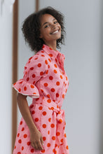 Load image into Gallery viewer, Contrast Polka Dot Dress
