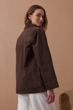 Load image into Gallery viewer, Ava Vintage Denim Shacket