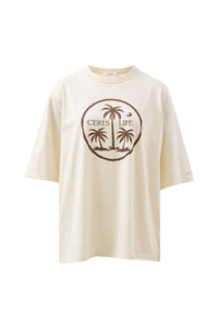 CERES LIFE Island Palms oversized tee