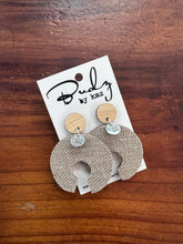 Load image into Gallery viewer, BudzbyKaz Linen earrings