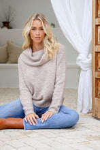 Load image into Gallery viewer, Cowl neck knit