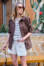 Load image into Gallery viewer, Ava Vintage Denim Shacket