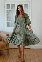 Load image into Gallery viewer, JAASE Sagewood Monday Midi Dress