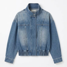 Load image into Gallery viewer, DENIM BOMBER JACKET