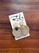 Load image into Gallery viewer, BudzbyKaz Linen earrings