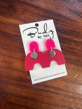 Load image into Gallery viewer, Red Velvet Earrings