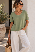 Load image into Gallery viewer, Little Lies Scoop Neck Tee