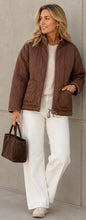 Load image into Gallery viewer, Quilted Bomber Jacket