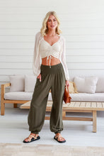 Load image into Gallery viewer, Shirred Linen Pants