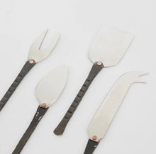 Load image into Gallery viewer, Iron handle cheese knife set