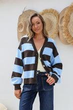 Load image into Gallery viewer, Daisy Stripe Cardigan