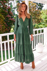 Emerald Bonnie Maxi Dress