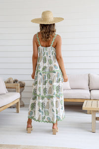 Vintage Leaf Dress