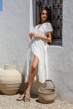 Load image into Gallery viewer, Linen Button through dress