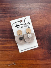 Load image into Gallery viewer, BudzbyKaz Linen earrings
