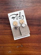 Load image into Gallery viewer, BudzbyKaz Linen earrings