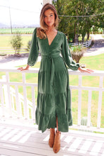 Load image into Gallery viewer, Emerald Bonnie Maxi Dress