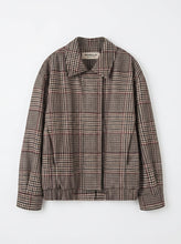 Load image into Gallery viewer, Plaid Bomber Jacket