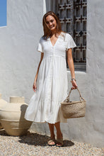 Load image into Gallery viewer, Linen Button through dress