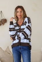 Load image into Gallery viewer, Bedford Stripe Knit Cardigan