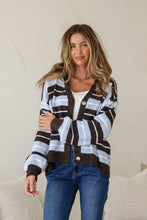 Load image into Gallery viewer, Bedford Stripe Knit Cardigan
