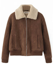 Load image into Gallery viewer, Chestnut Sherpa Bomber