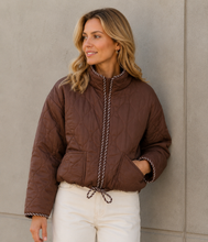Load image into Gallery viewer, Quilted Bomber Jacket