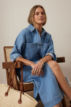 Load image into Gallery viewer, CERES LIFE Rae Long Sleeve Denim Dress
