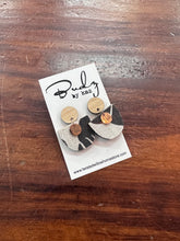 Load image into Gallery viewer, BudzbyKaz Linen earrings
