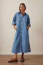 Load image into Gallery viewer, CERES LIFE Rae Long Sleeve Denim Dress