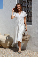 Load image into Gallery viewer, Linen Button through dress