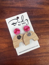 Load image into Gallery viewer, Red Velvet Earrings