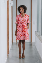Load image into Gallery viewer, Contrast Polka Dot Dress