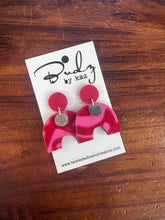 Load image into Gallery viewer, Red Velvet Earrings