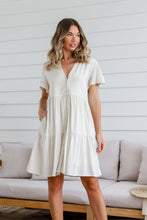 Load image into Gallery viewer, Mia linen tier dress
