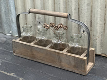Load image into Gallery viewer, Farmhouse crate with vase
