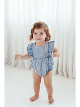 Load image into Gallery viewer, Denim Rainbow Playsuit