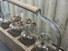 Load image into Gallery viewer, Farmhouse crate with vase