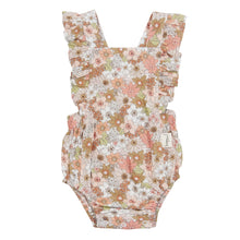 Load image into Gallery viewer, Kapow Bouquet ruffle playsuit