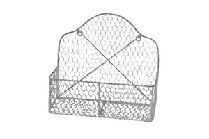 Chicken wire wall basket