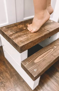 Farmhouse step stool