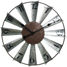 Load image into Gallery viewer, Windmill wall clock