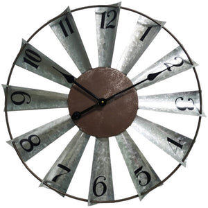 Windmill wall clock