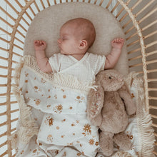 Load image into Gallery viewer, ZIGGY LOU™ Flora fringe swaddle